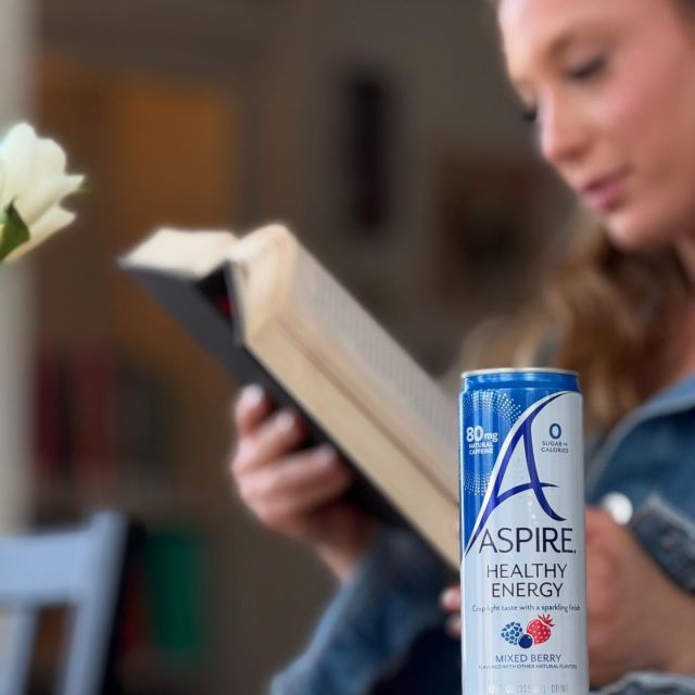 Who says energy can’t be for booktok too?! Aspire powers you through one more chapter, but won’t keep you up all night (unless the plot does 😉)

#EnergyNotAnxiety #healthyenergydrinks #EnergyDrinks #AspireHealthyEnergyDrinks #booktok
