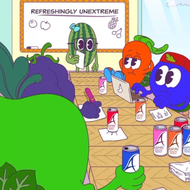 It’s the last day, and your Aspire CFOs (Chief Flavor Officers) are finishing strong with some fresh faces! Say hello to Winnie Watermelon, Baxter Blackberry, Milo Mango, Benny Blueberry, and Andre Apple. Now that you’ve met the full crew, it’s time for the Aspire CFOs to head to the Chicago office to officially get to work…. Stay tuned ✨

#EnergyNotAnxiety #AspireHealthyEnergyDrinks #UnextremeEnergy #EnergyDrinks